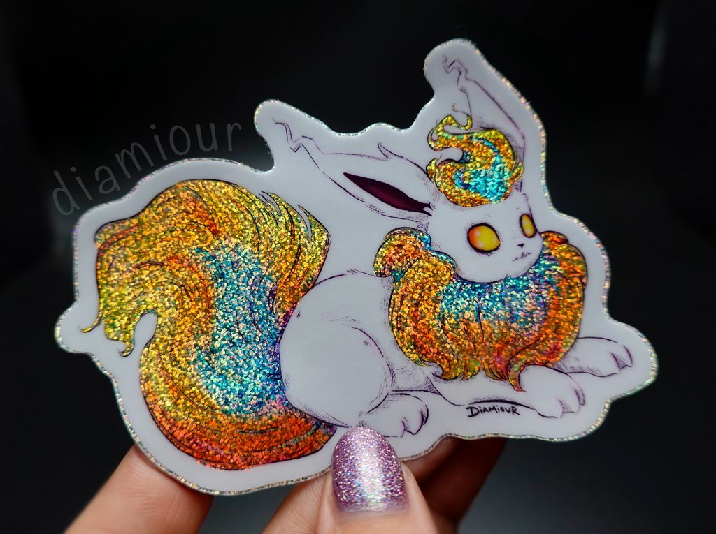 Shiny Heartless Eeveelution Stickers (All evolutions)