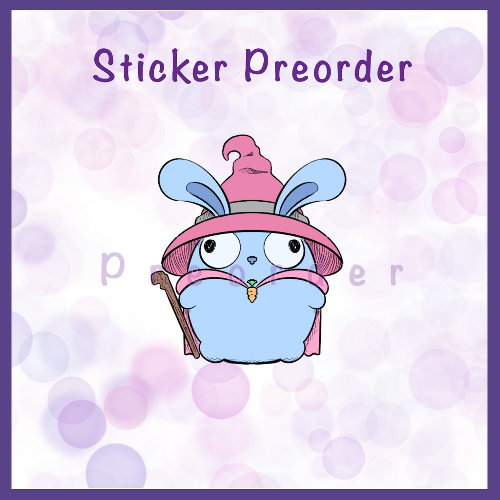 Derpy Bunnie Sticker Preorders