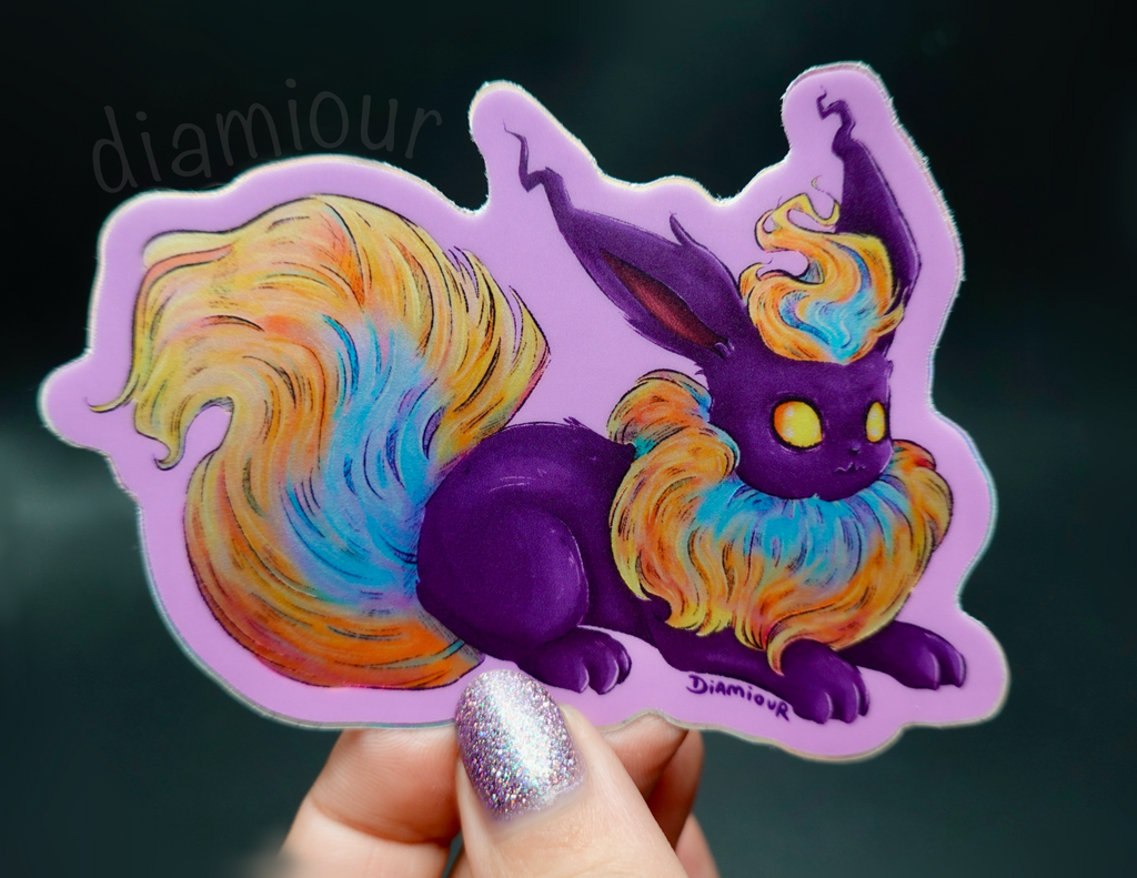 Heartless Flareon Holo Sticker