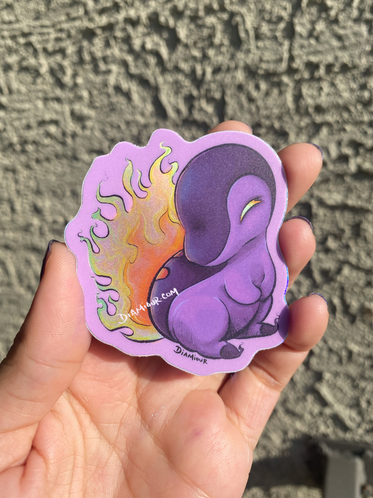 Heartless Cyndaquil Sticker