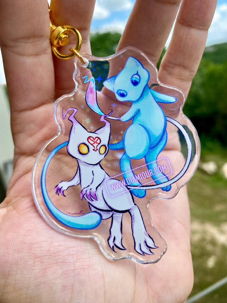 Mew & Heartless Mew Charm